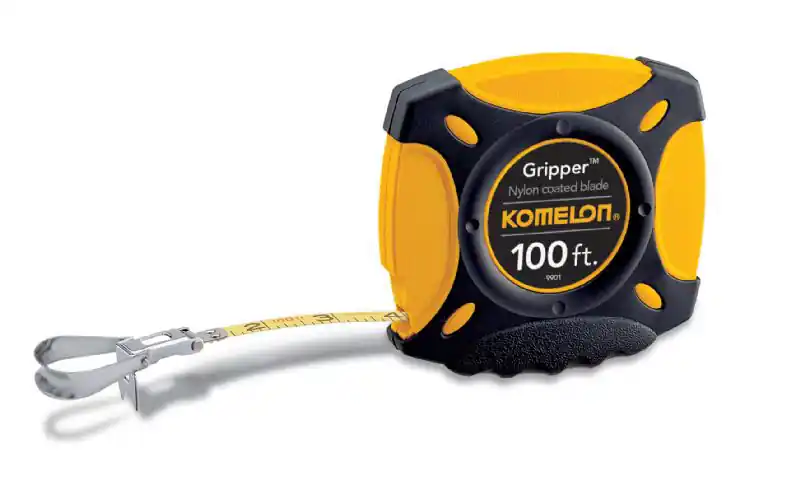 Komelon Closed Case Gripper Measuring Tape 100‘