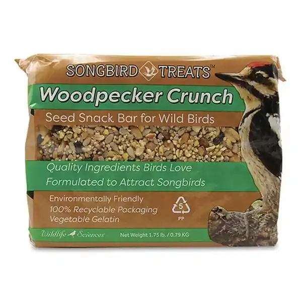 Wildlife Sciences Songbird Treat 1.75 LB. Cake - Woodpecker Crunch