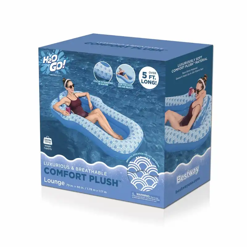 H2OGO! Comfort Plush Pool Lounge Float