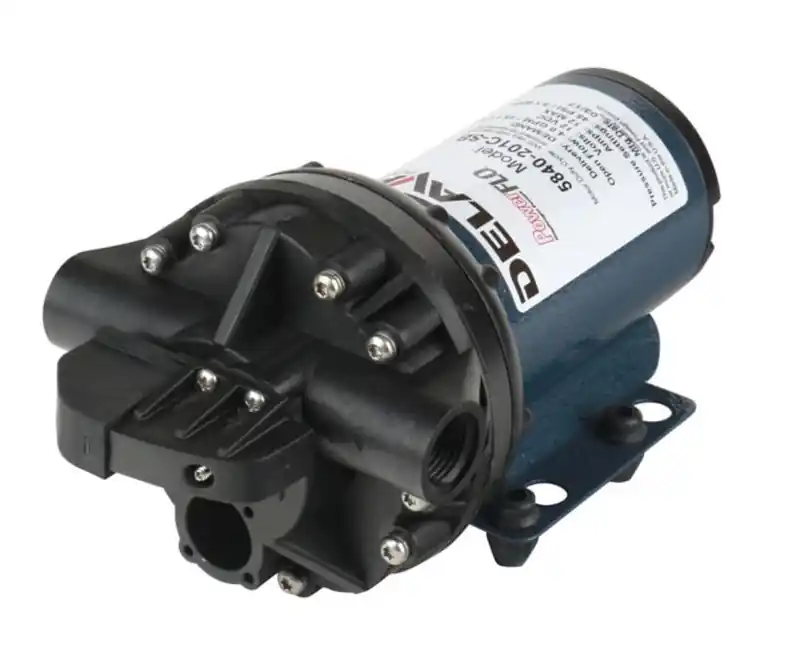 Delavan PowerFlo Diaphragm Pump, 12V, 5 GPM, 60 PSI Sprayer Pump