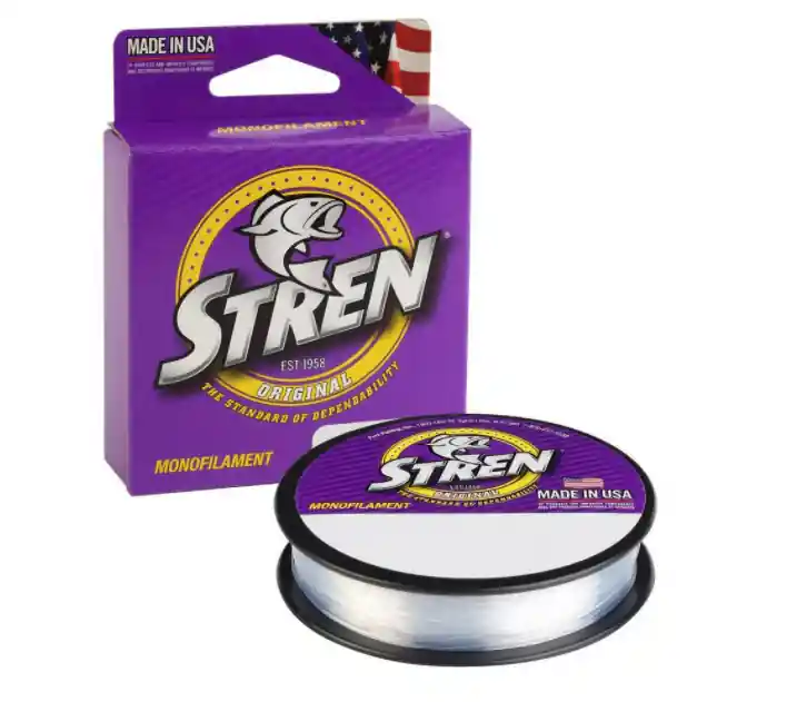 Stern Original Monofilament Fishing Line Clear/Blue 4LB. 100YD.