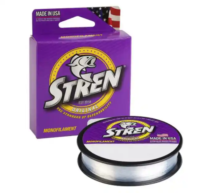 Stern Original Monofilament Fishing Line Clear/Blue 6LB. 100YD.