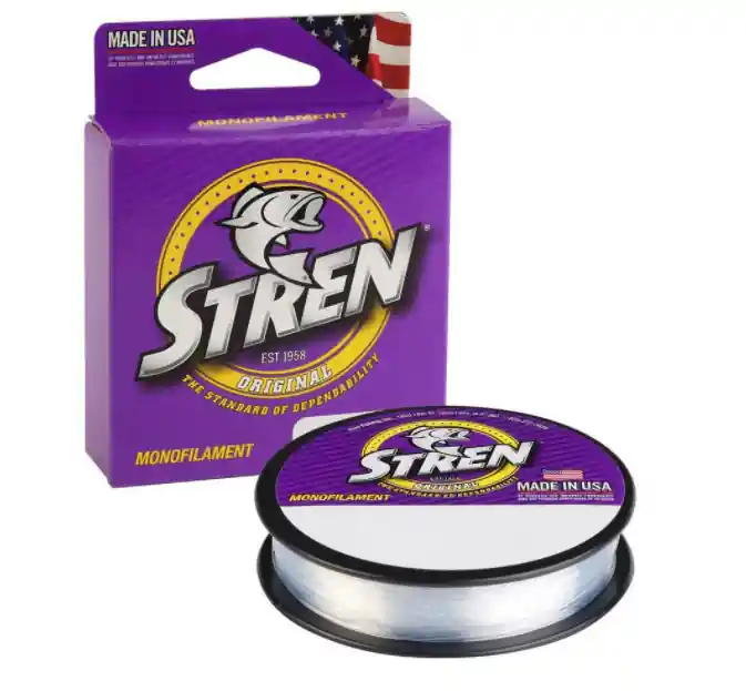 Stern Original Monofilament Fishing Line Clear/Blue 8LB. 100YD.