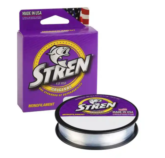 Stern Original Monofilament Fishing Line Clear/Blue 12LB. 100YD.