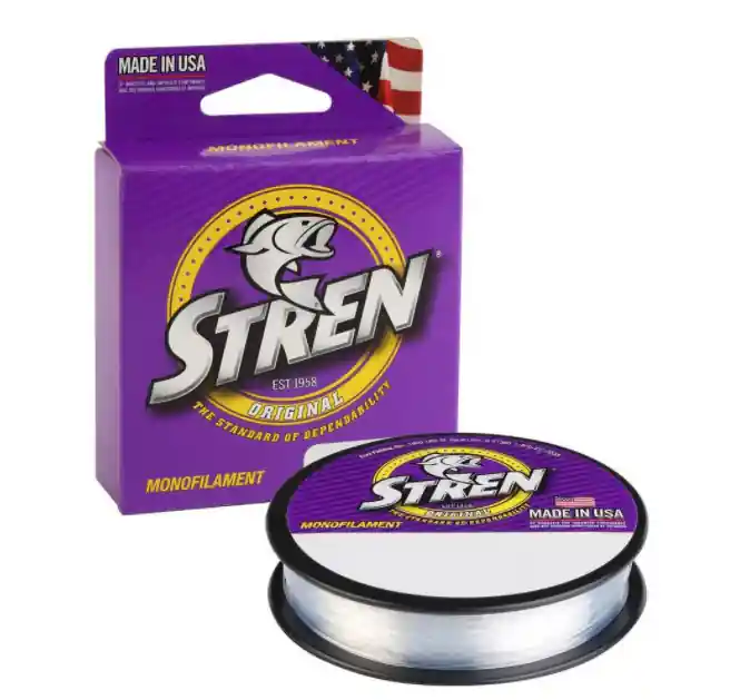 Stern Original Monofilament Fishing Line Clear/Blue 14LB. 100YD.