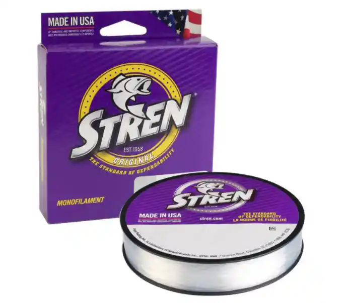 Stren Monofilament Fishing Line Clear/Blue 6LB. 330YD.