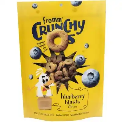 Fromm Crunchy O‘s Dog Treats Blueberry Blasts (6 oz)
