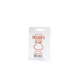 Decker 4 TV1 Blair Pig Ring, 1 Ring, 12.5 ga Wire, Stainless Steel, Copper