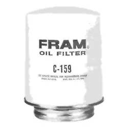 FRAM C159 Bypass Oil Filter, 2-3/4-4 Connection