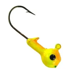 SOUTHERN PRO TACKLE 5HJ16-01 Hot Head Jig Fishing Lure, Chartreuse/Orange Lure