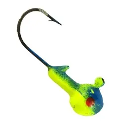 SOUTHERN PRO TACKLE 5HJ16-05 Hot Head Jig Fishing Lure, Blue/Chartreuse Lure
