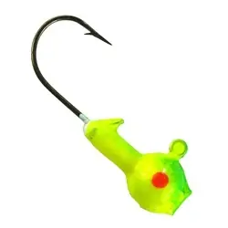 SOUTHERN PRO TACKLE 5HJ18-02 Hot Head Jig Fishing Lure, Chartreuse/Green Lure