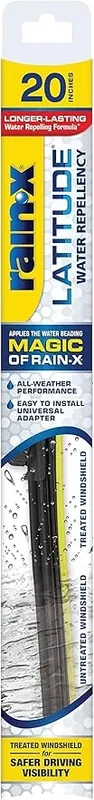 Rain-X Latitude 2-In-1 Wiper Blades, 20" Windshield Wipers (Pack Of 1)