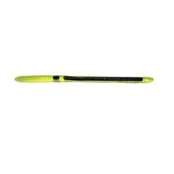 STOPPER LURES BSM1PK-14S Magnum Fishing Lure, Rigged Worm, Bass, 3-Hook, Black Stripe/Chartreuse Lure