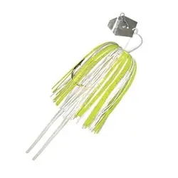 CHATTERBAIT CB38-09 Swim Jig, Bass, Chartreuse/White Bait