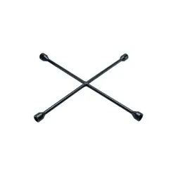 Ken-Tool 35662 Four-Way Lug Wrench, 3/4 in, 13/16 in, 7/8 in, 17 mm Socket, 18 in L, Steel