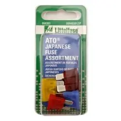 Littelfuse ATO Series 00940301ZP Japanese Fuse Assortment, Blade Fuse