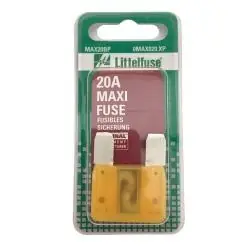 Littelfuse MAXI 0MAX020.XP Fuse, Blade Fuse, 32 V, 20 A