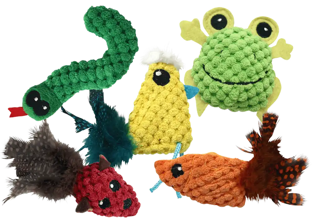 multipet Knobby Knit Cat Toys - Assorted Styles