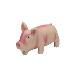 Coastal Pet Products Rascals 83051 R PNKDOG Dog Toy, Squeaker Toy, Grunting Pig, Latex, Pink
