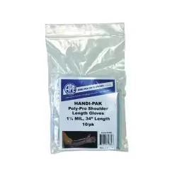 Agri-Pro HANDI-PAK 318602 Shoulder Length Gloves, Polyethylene, Clear