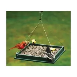 Songbird ESSENTIALS SERUBLHPF105 Hanging Platform Feeder, Plastic, 2 in H