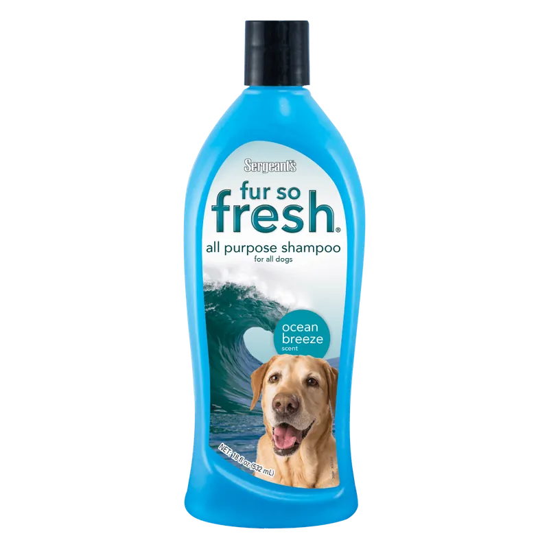 Sergeant’s® Fur So Fresh® All-Purpose Shampoo for All Dogs, Ocean Breeze Scent - 18 oz