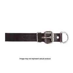 Scott Pet 5414BN14 Regular D Dog Collar, 14 in L Collar, 1/2 in W Collar, Leather, Brown
