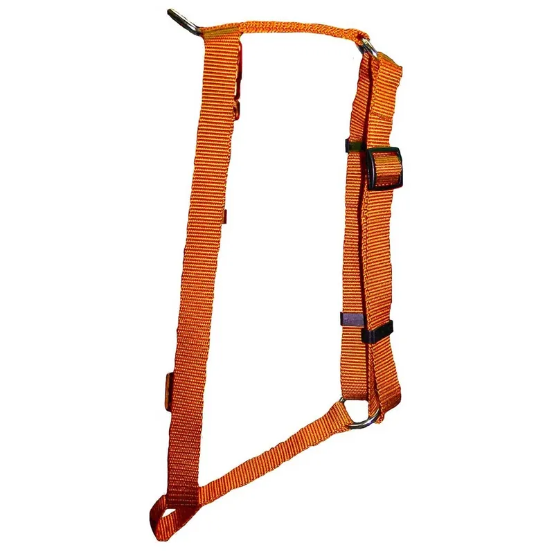 Scott Pet 2675HOSM Adjustable Dog Harness, 12 to 20 in, Fastening Method Buckle, Nylon Harness, Hot Orange