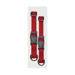 Scott Pet 1749RD Adjustable Biothane Smart Collar, 1 in W Collar, Red