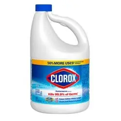 Clorox Splash-Less 32347 Concentrated Bleach, 77 oz, Liquid, Regular