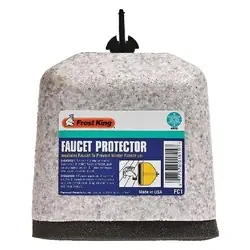 Frost King FC1 Faucet Protector, Polystyrene, For Faucet