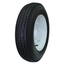 Hi-Run ASB1047 Tire and Wheel Assembly, 715 lb Withstand, 5 x 4-1/2 in Dia Bolt Circle, 21-1/2 in Dia, Nylon