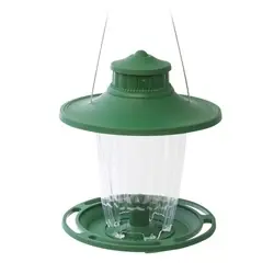 Stokes Select 108 Bird Feeder, Lantern, 4.3 lb, Black Oil Sunflower, Sunflower Hearts or Chips, Wild Bird Blend, Plastic