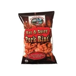 Backroad Country 2084 Hot and Spicy Pork Rinds, Hot Flavor, 6 oz
