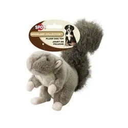 Spot Woodland 5962 Dog Toy, L, Squeaker Toy, Squirrel