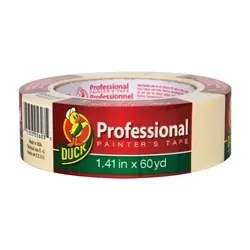 Duck Professional 1362489 Painter‘s Tape, 60 yd L, 1.41 in W, Beige