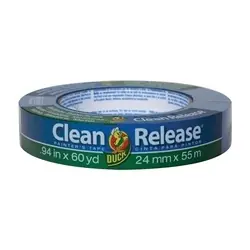 Duck Clean Release 240193 Painter‘s Tape, 60 yd L, 0.94 in W, Blue