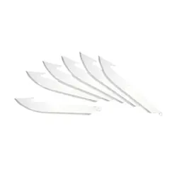 Outdoor Edge Razorsafe RR30-6 Replacement Razor Blade Set, 3 in L, Stainless Steel