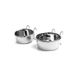 Spot 6011 Coop Cup with Wire Bracket, 20 oz Volume, Stainless Steel