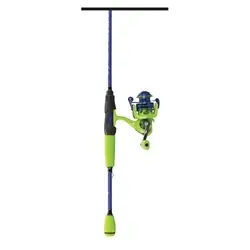 Lew‘s Wally Marshall WMSS10060ML Speed Shooter Spinning Combo, 6 ft L Rod, 5.1 1 Gear Ratio, Retrieve Left, Right