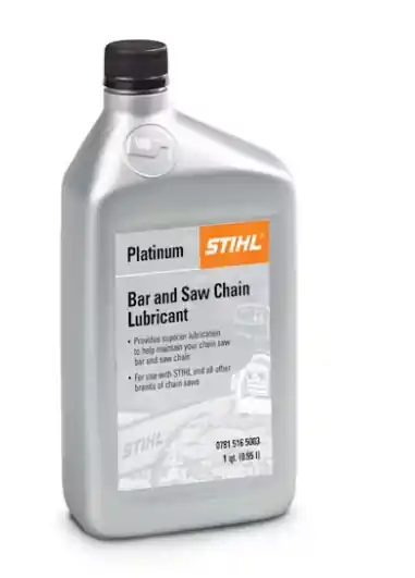 STIHL 0781 516 5001 Platinum Bar and Chain Oil, Straw, >200 deg F Flash, 1 qt Bottle