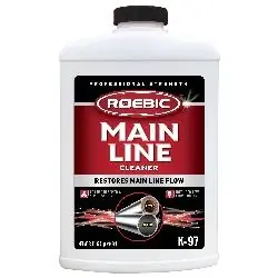 ROEBIC K-97 Main Line Cleaner, 1 qt, Liquid, Clear