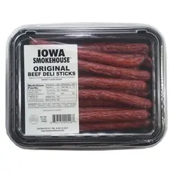 IOWA SMOKEHOUSE IS-BDO Beef Deli Stick, Original Flavor, 13 oz Pack