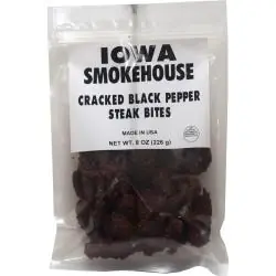 IOWA SMOKEHOUSE IS-SBBP Steak Bite, Black Pepper Flavor, 8 oz