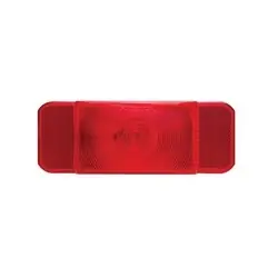 Optronics RVST60S RV Stop/Turn/Tail Light, Red Housing, Acrylic Lens