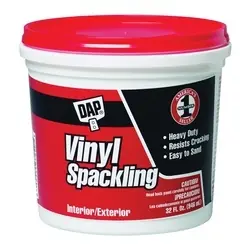 DAP 12132 Spackling Paste White, White, 1 qt Tub
