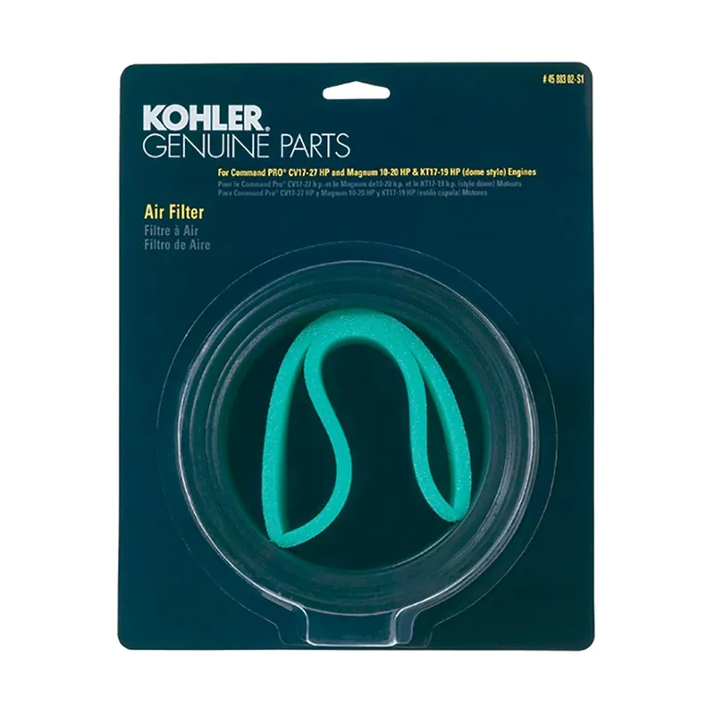 Kohler 45 883 02-S1 Air Filter, Plastic Frame