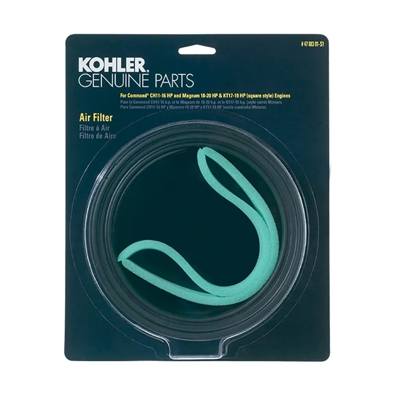Kohler 47 883 01-S1 Air Filter, For Kohler Command CH11 to 16, KT Series Square-Style Engines