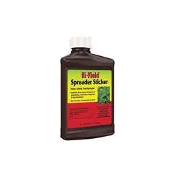 Hi-Yield 31061 Spreader Sticker, Liquid, Slight Alcohol, Amber/Golden, 8 oz Bottle